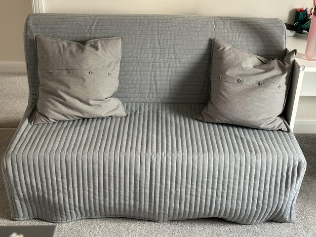 Preview of the first image of 2 Seat sofa bed IKEA excellent condition.