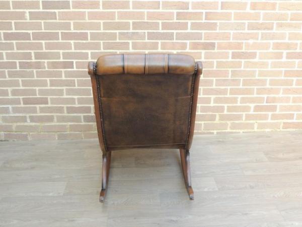 Image 4 of Vintage Brown Rocking Chair (UK Delivery)