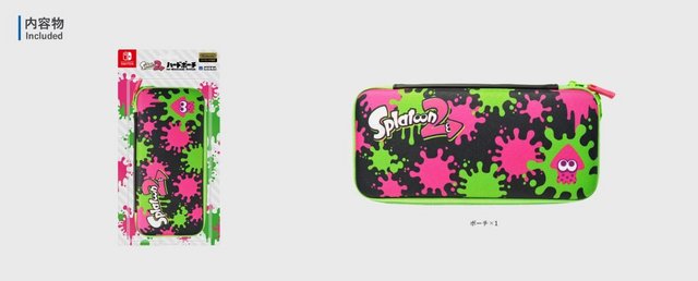 Image 1 of Nintendo Switch Console Pouch Splatoon 2
