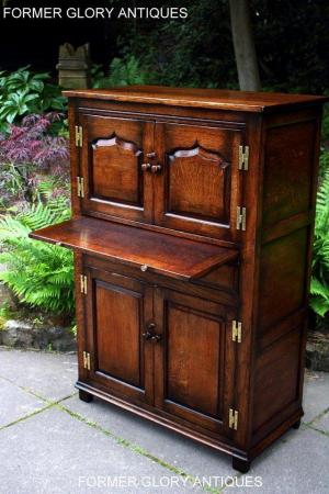 Image 67 of A TITCHMARSH AND GOODWIN OAK WINE CUPBOARD DRINKS CABINET