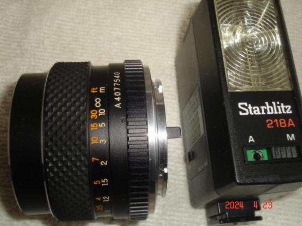 Image 1 of Yashica 50M LENS AND CAP F1.9