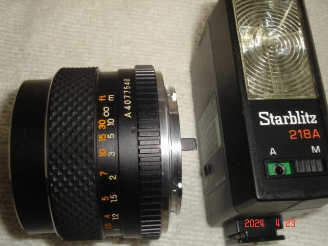 Preview of the first image of Yashica 50M LENS AND CAP F1.9.