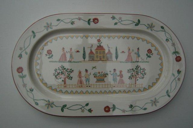 Preview of the first image of 'American Sampler' Collectible Plate by Villeroy & Bosch VGC.