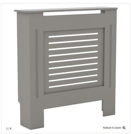Image 2 of Grey Radiator cover BRAND NEW IN BOX UNOPENED