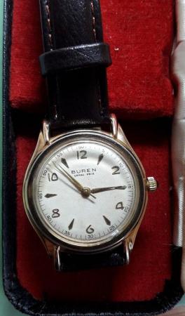 Image 1 of Vintage Buren Grand Prix Wristwatch