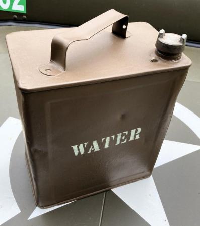 Image 2 of RARE BRITISH ARMY WW2 TWO GALLON WATER PETROL CAN FUEL JERRY