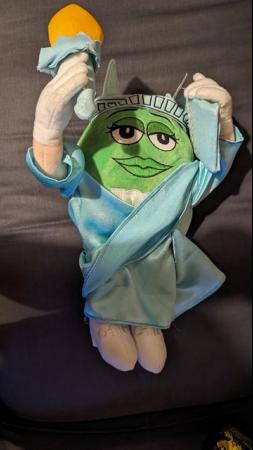 Image 1 of M&M Plushie Statue of Liberty New York Limited Edition