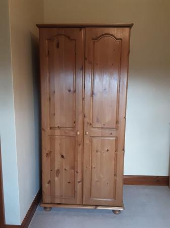 Image 1 of Pine wardrobe like new condition