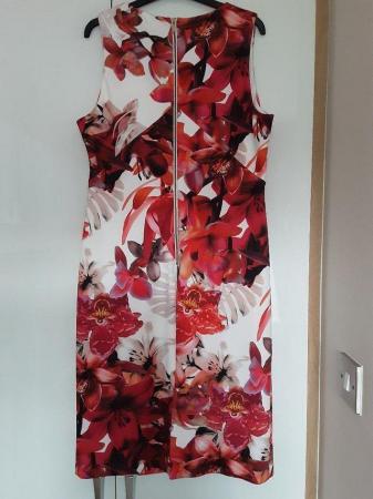 Image 3 of Floral Occasion Shift Dress. Coast. Size 18.