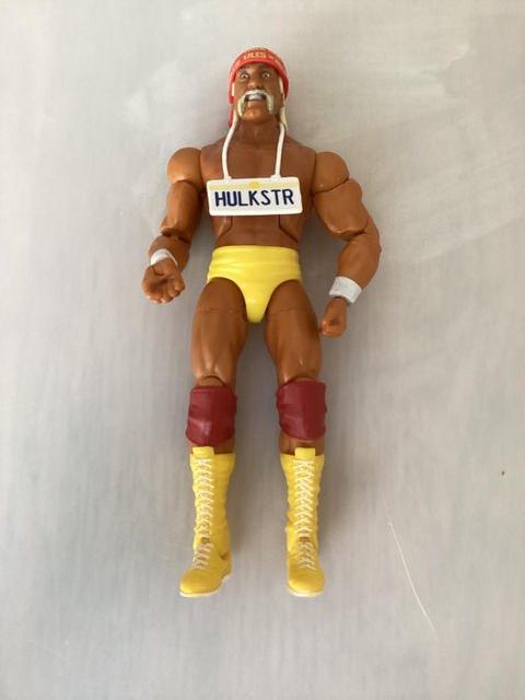 Preview of the first image of Hulk Hogan elite 96 mattel wwe figure.