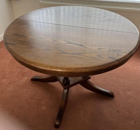 Image 1 of Oak dining table with extension