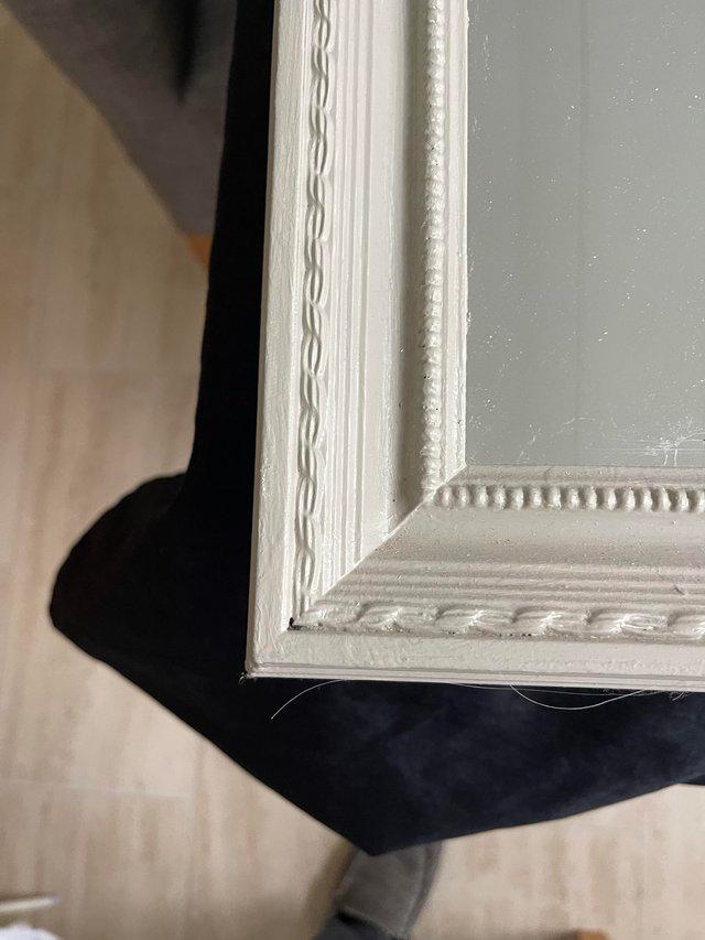Preview of the first image of Large Mirror with decorative frame.