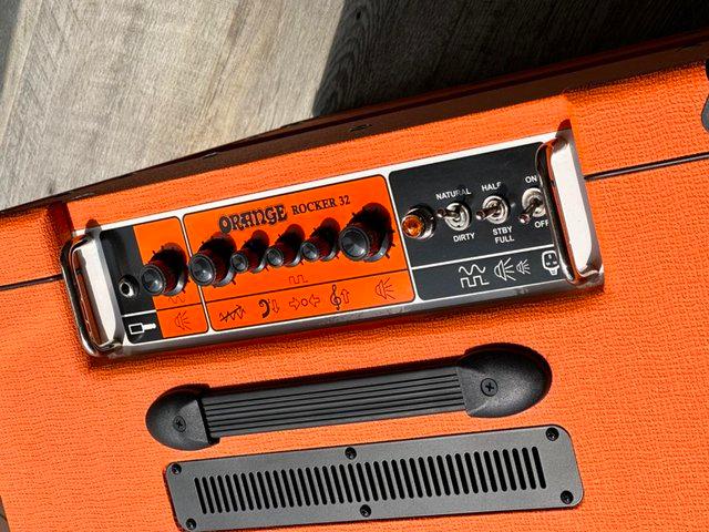 Preview of the first image of Orange Rocker 32 stereo guitar amplifier.