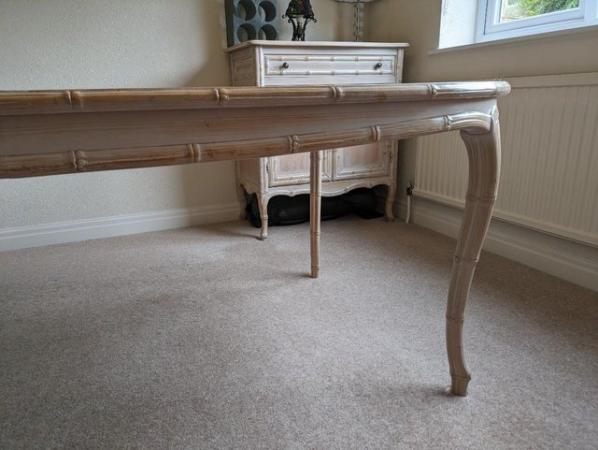 Image 7 of Vintage Faux Bamboo 8 Seat Dining Table, Sideboard & Dresser