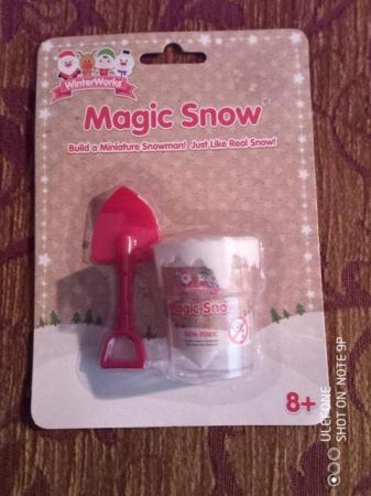 Image 1 of Magic Snow, build a miniature snowman, BNIP