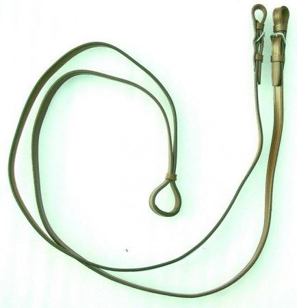 Image 2 of Bitless Bridle & crossover & Reins Brown leather EXTRA FULL