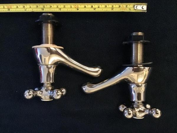 Image 3 of Gold plated Bath Taps - Victorian style