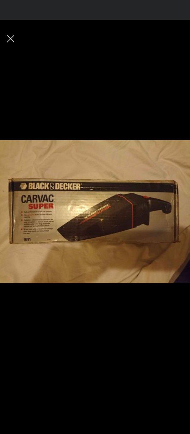 Preview of the first image of Black & Decker 12 volt car vacuum.