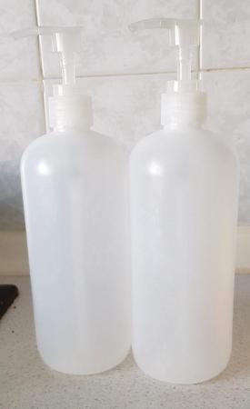 Image 3 of Refillable Plastic Shampoo Soap Bottles - 50p each - 10 LEFT