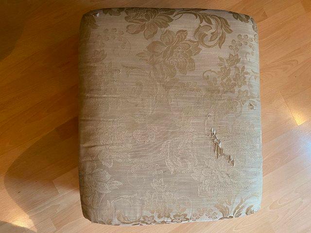 Preview of the first image of Ottoman / Foot Stool - Large soft cushion top.