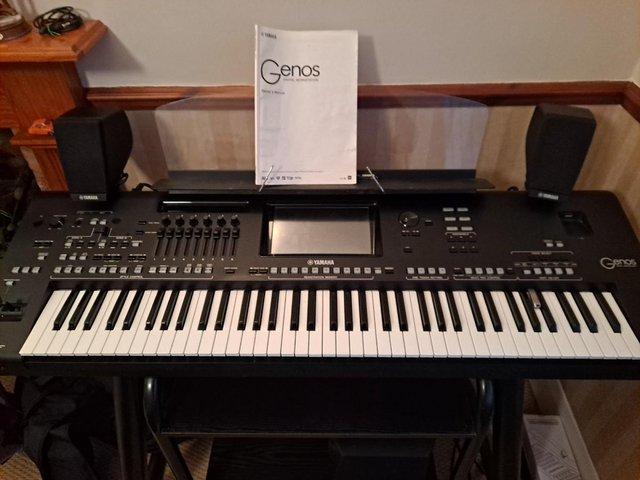 Preview of the first image of YAMAHA GENOS 76 Key, Arranger Keyboard-FULL SYSTEM BUNDLE.