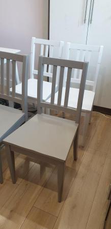 Image 3 of Compact modern dining table and 4 chairs