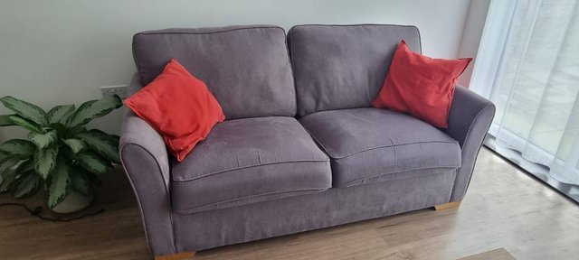 Image 3 of 3 Seater Oakland Sofa Bed with Deluxe Mattress in Grey with