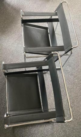 Image 5 of REDUCED Wassily Bauhaus Type Chairs