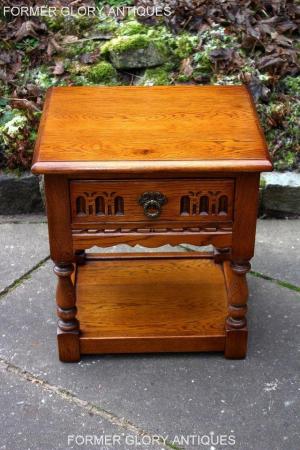 Image 81 of OLD CHARM LIGHT OAK PHONE LAMP TABLE BEDSIDE CABINET STAND