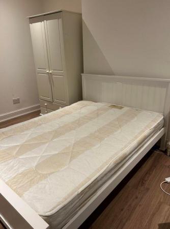 Image 3 of Double bed frame with mattress for sale
