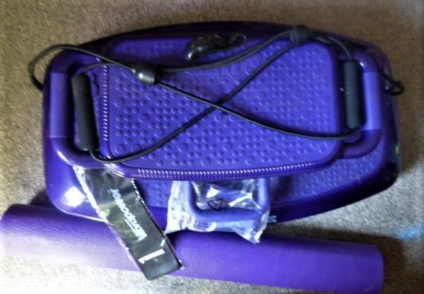 Image 2 of Vibropower in purple with Seat and all Accessories + DVD