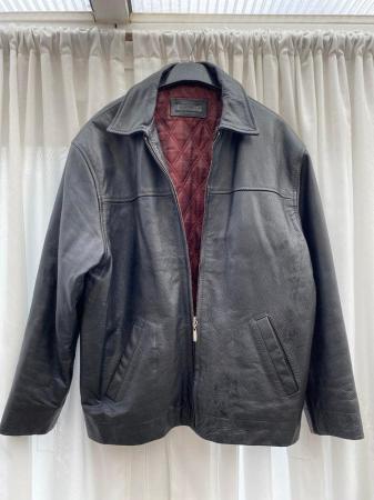 Image 3 of Mens or ladies leather zip jacket