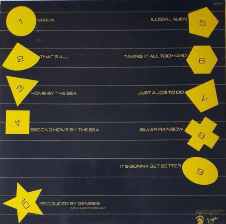 Image 2 of GENESIS - Self Titled 1983 UK 1st A1-U/B1-U LP. NM/EX+