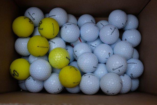 Preview of the first image of 56 Good golf balls, tees and lots of other bits.
