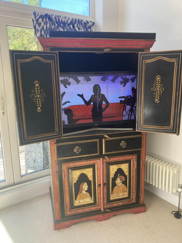 Preview of the first image of Tv cabinet or drinks cabinet Indian.