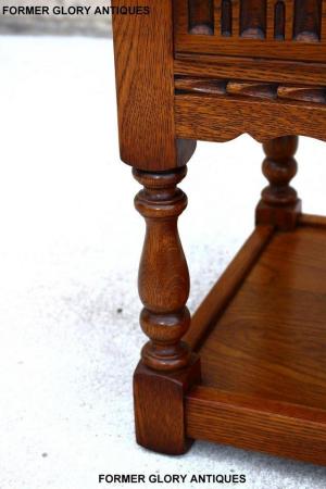 Image 40 of OLD CHARM LIGHT OAK TWO DRAWER OCCASIONAL COFFEE TABLE STAND