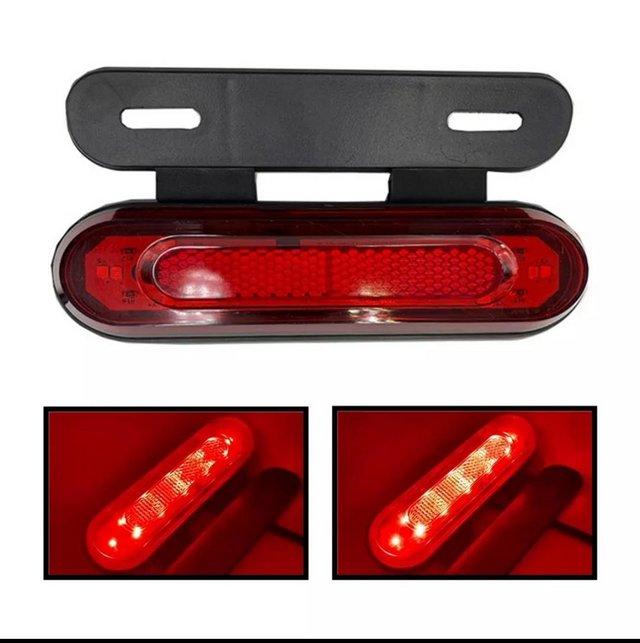 Preview of the first image of Led 12v stop light tail light signal dlr light for bicycles.