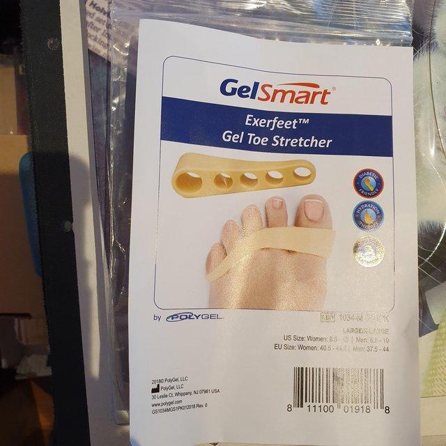 Preview of the first image of Gelsmart ExerFeet Gel Toe Stretcher.