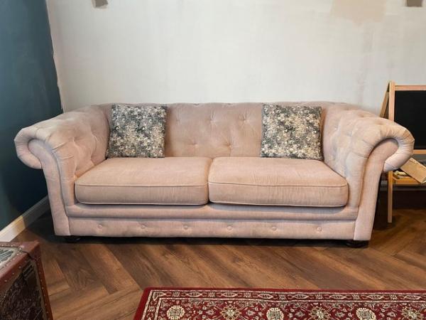 Image 3 of 3 seater sofa and matching armchair