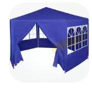 Preview of the first image of New Blue Hexagonal Gazebo.
