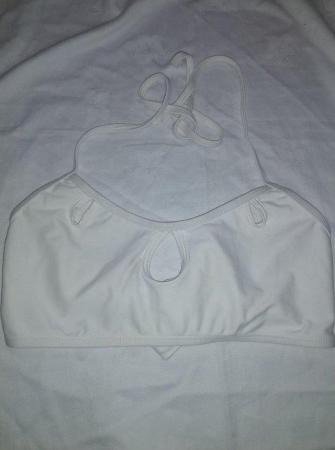 Image 3 of 3 x size 12/14 clean bikini bottoms+ white interchangeable t