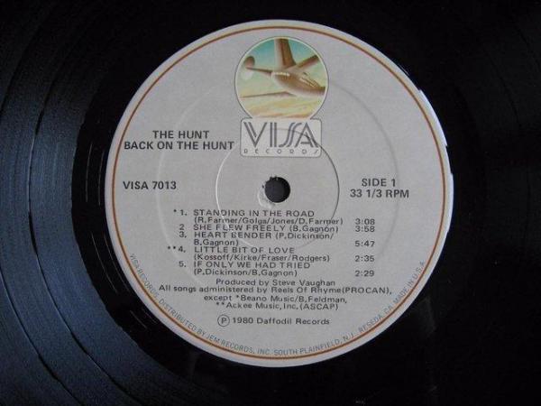 Image 3 of The Hunt – Back on the Hunt – Vinyl LP – VISA 7013