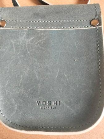Image 1 of Yoshi duck egg blue crossbody leather bag