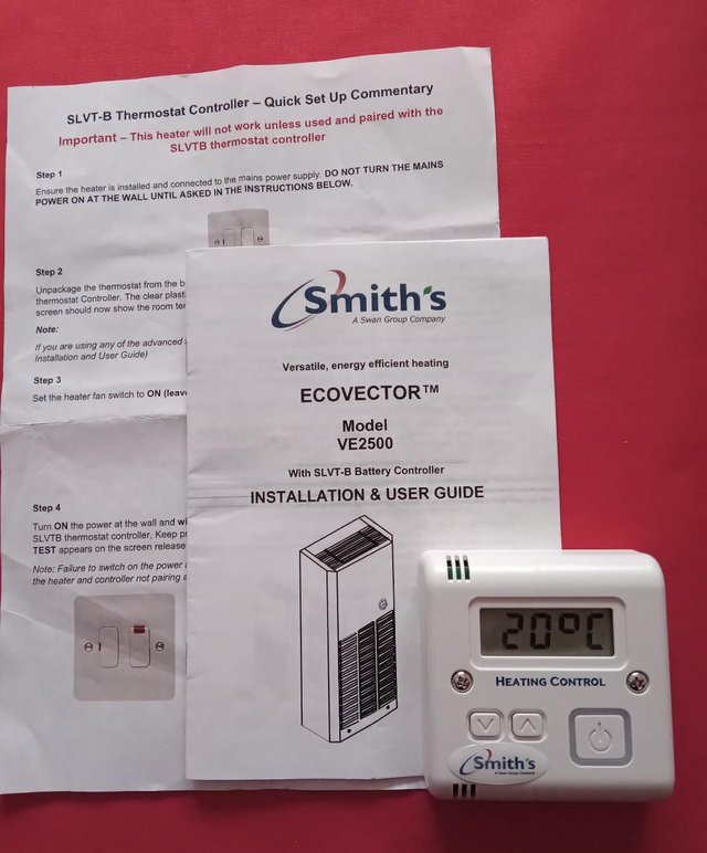 Preview of the first image of Smith’s ‘Ecovector’ fan convector Vertical.