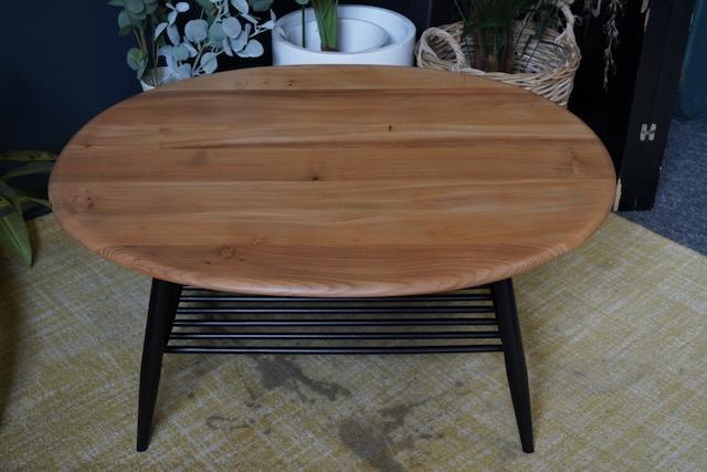 Image 7 of Ercol Solid Elm Coffee Table Model 422 Lucian Ercolani 1960