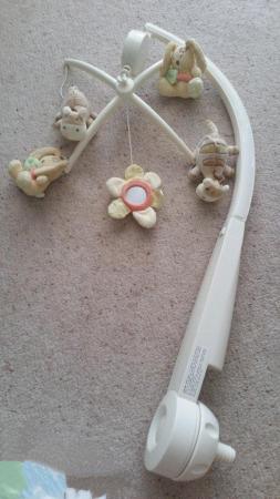 Image 1 of Cot Wind up Musical Animal Mobile
