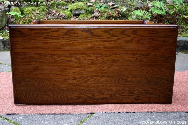 Image 38 of OLD CHARM LIGHT OAK TWO DRAWER COFFEE TABLE TV MEDIA STAND