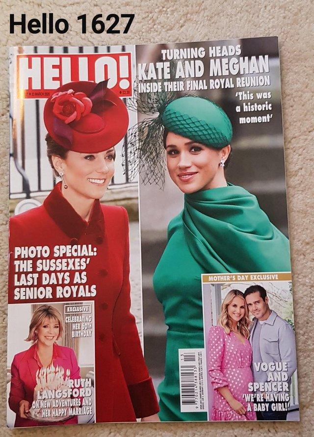 Preview of the first image of Hello Magazine 1627- Kate & Meghan - Final Re-union.
