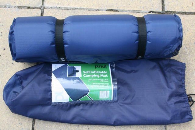 Image 1 of New self inflating single camping mattress with bag