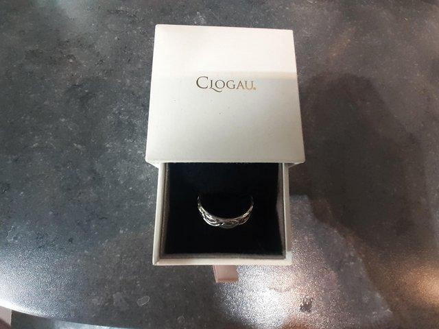Preview of the first image of Clogau ring large size with box as new condition.
